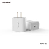 WK WP-U111 WITDEER SERIES PD FAST CHARGER ONLY (20W) , 20W PD ,Fast/Quick Charger , USB C iPhone12 /12 Mini /12 Pro /12 Pro Max/ iPhone 11 / Fast Charging / Type C to Lightning , iPhone Charger / USB C Power Adapter / Type C Wall Charger